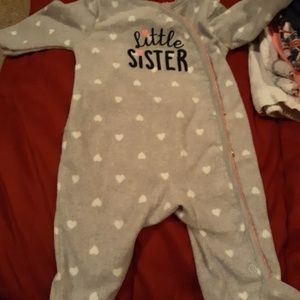 0-3 month button up sleeper